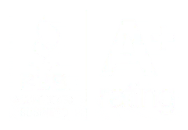 BBB and A+ rating vector icon